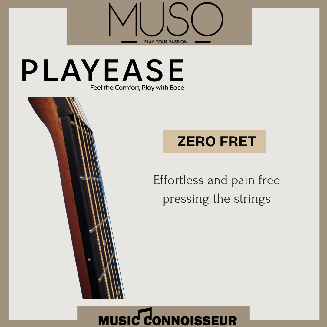 MUSO Allegro 40" Acoustic Guitar w/ Pickup (Sunburst)