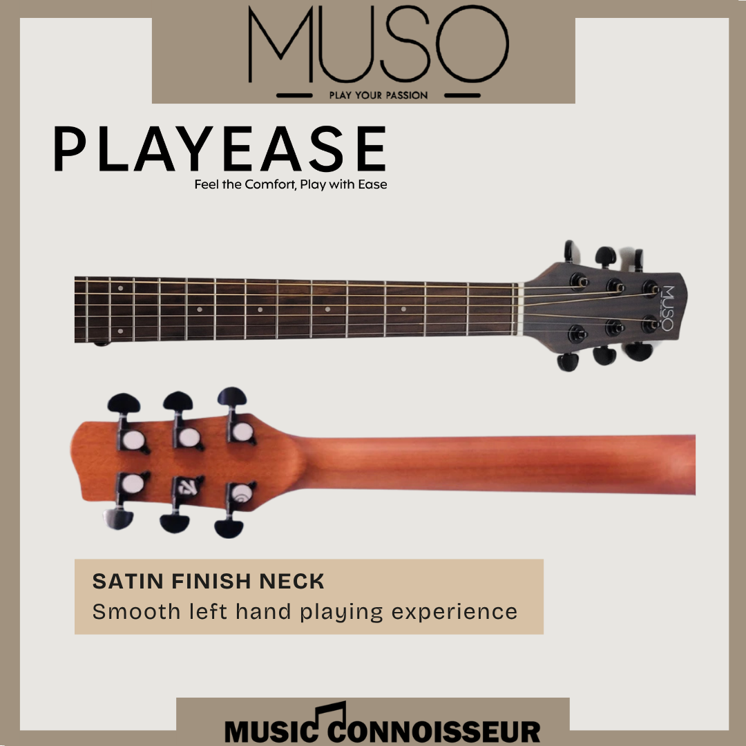 MUSO Allegro 40" Acoustic Guitar w/ Pickup (Sunburst)