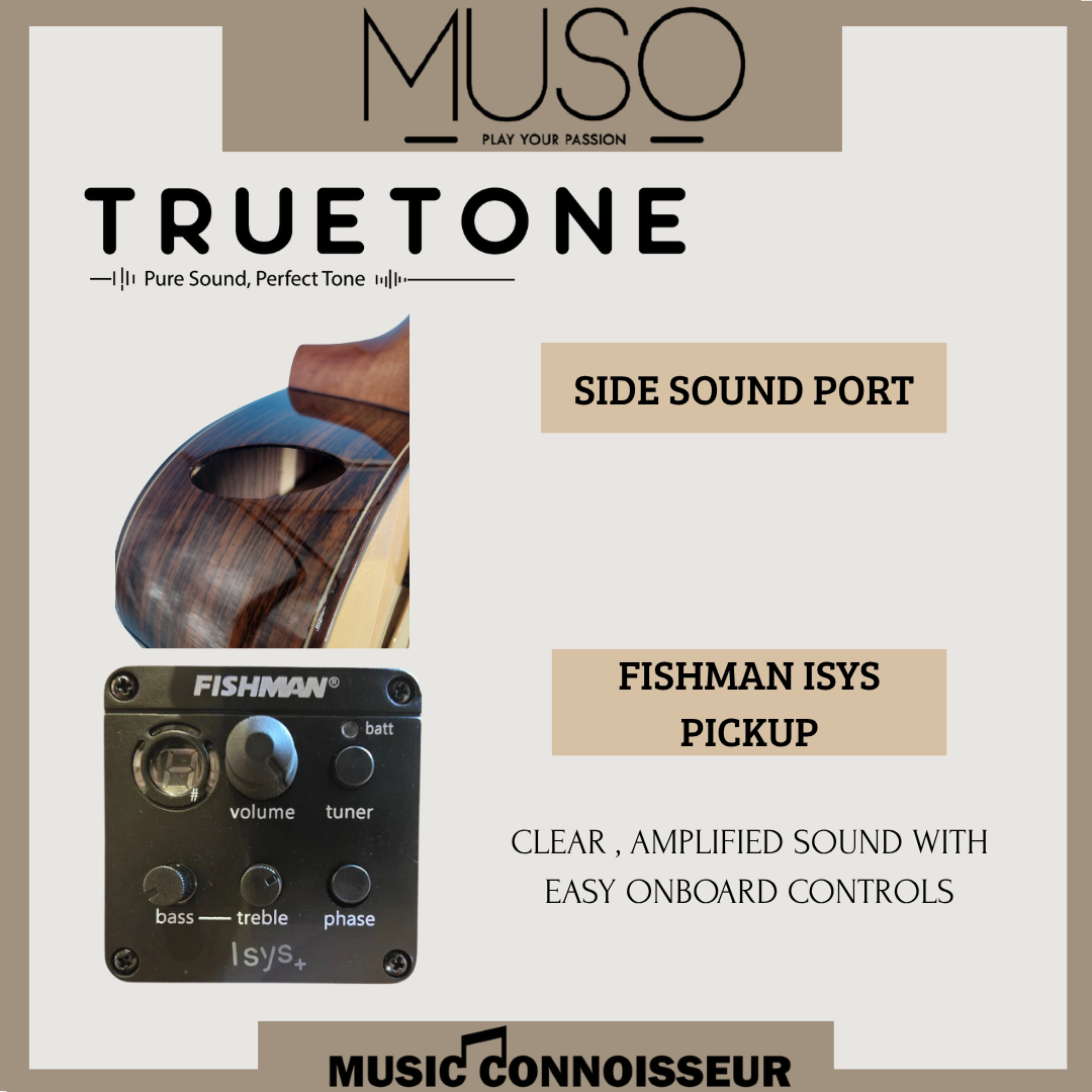 MUSO Maestro 40" Acoustic Guitar w/ Pickup (Natural)
