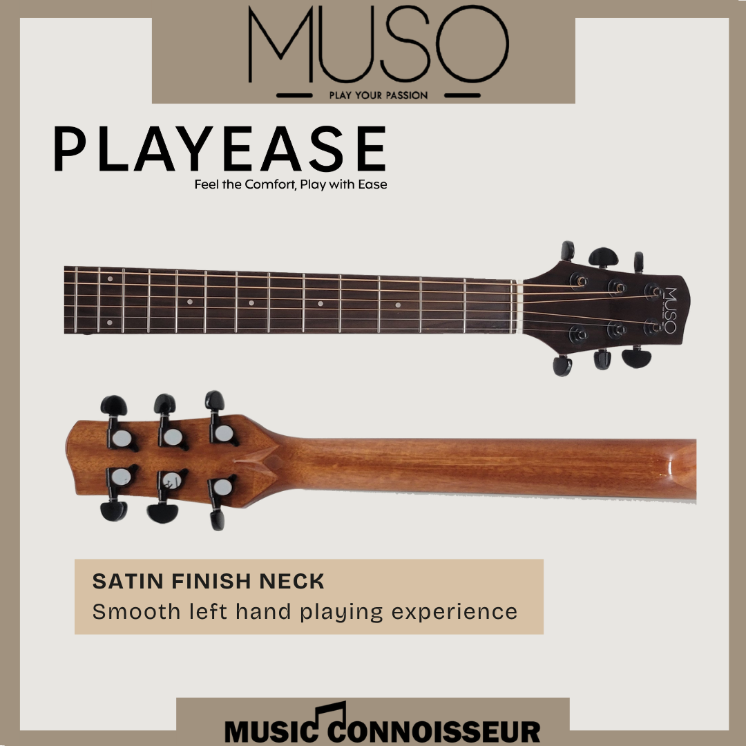 MUSO Maestro 40" Acoustic Guitar w/ Pickup (Natural)
