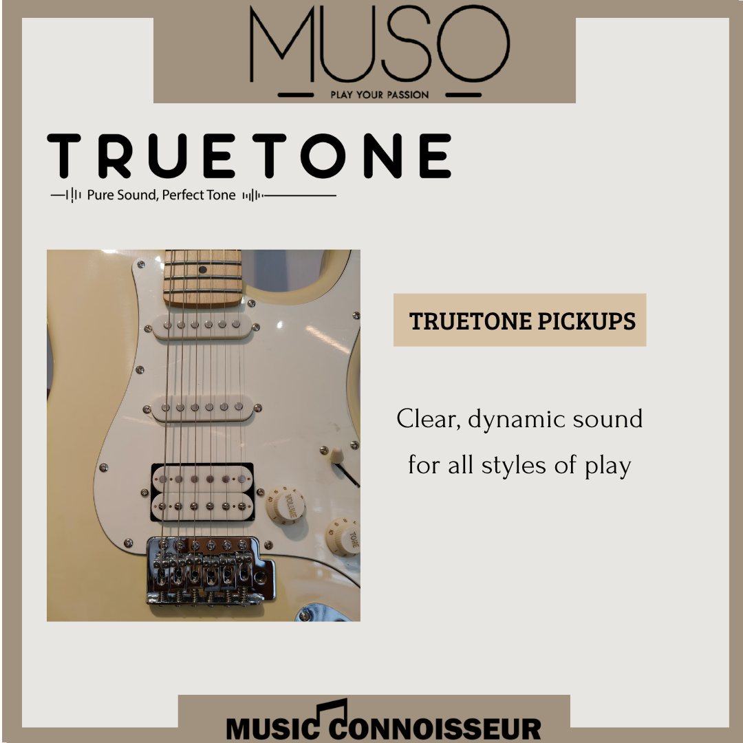PX Allegro S-Style Electric Guitar (White)