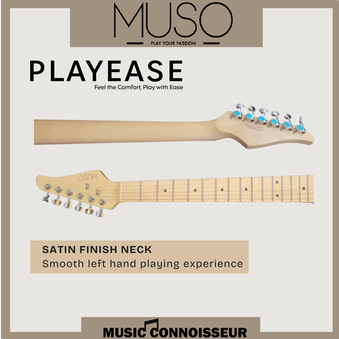 PX Allegro S-Style Electric Guitar (White)