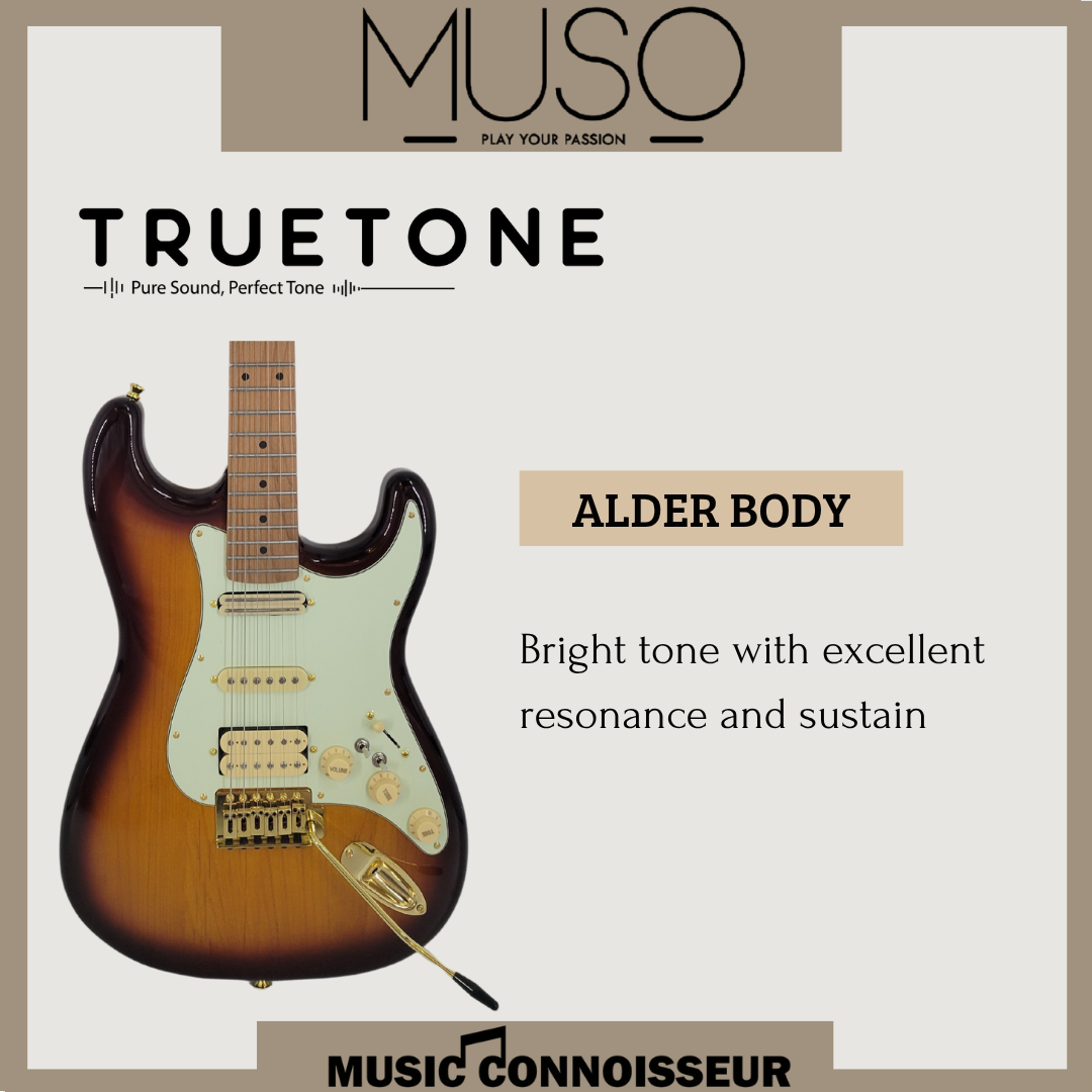 PX Virtuoso S-Style Electric Guitar (Sunburst)
